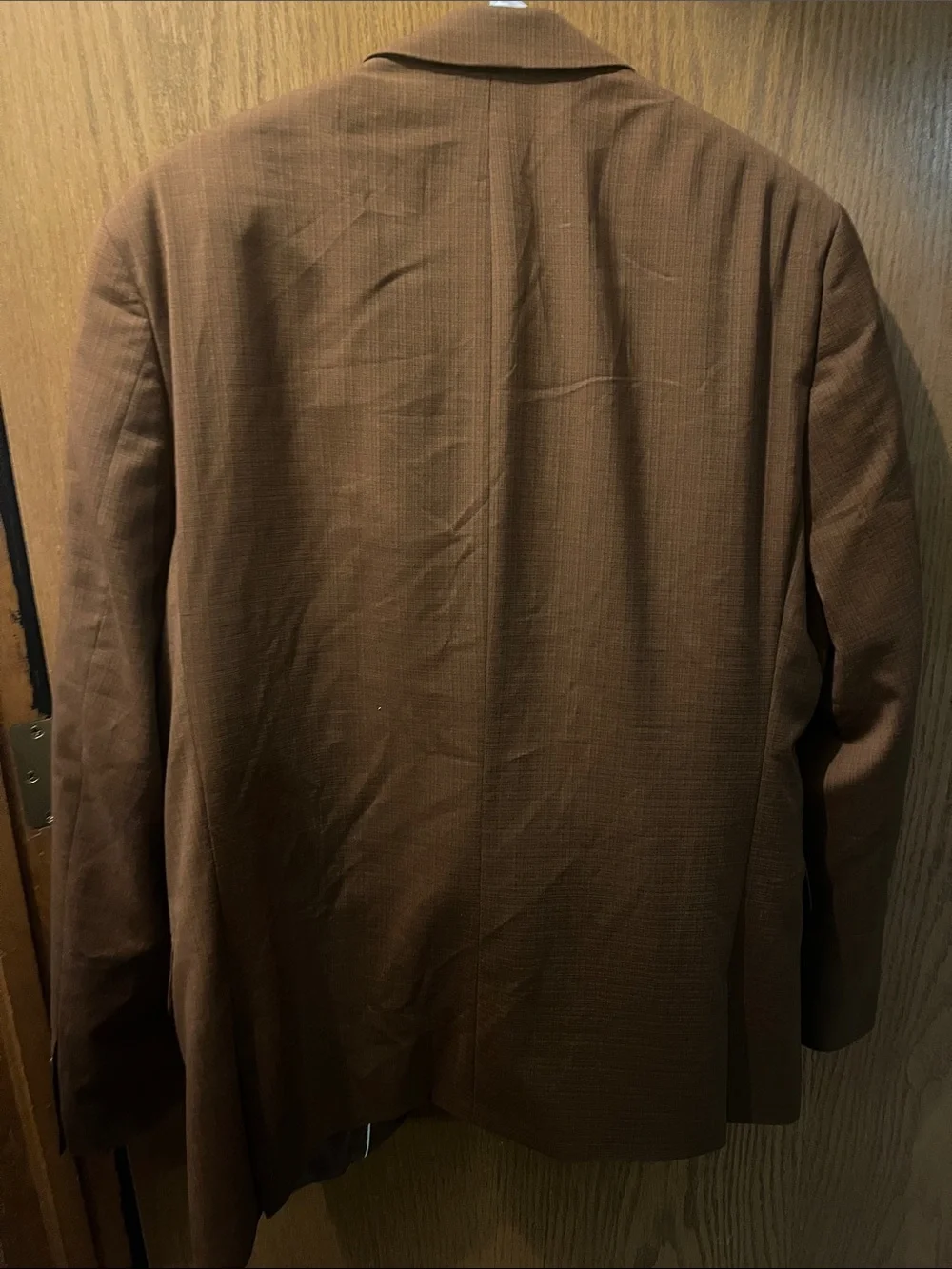 Men's Tailored Brown Two-Button Suit Jacket